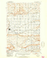 Fairfield Montana Historical topographic map, 1:62500 scale, 15 X 15 Minute, Year 1950