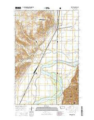 Fairview Montana Current topographic map, 1:24000 scale, 7.5 X 7.5 Minute, Year 2014