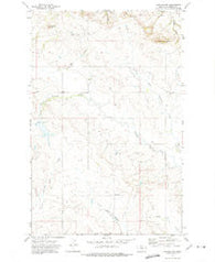 Fairview NW Montana Historical topographic map, 1:24000 scale, 7.5 X 7.5 Minute, Year 1972