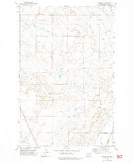 Fairview SW Montana Historical topographic map, 1:24000 scale, 7.5 X 7.5 Minute, Year 1972