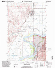 Fairview Montana Historical topographic map, 1:24000 scale, 7.5 X 7.5 Minute, Year 1997