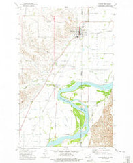 Fairview Montana Historical topographic map, 1:24000 scale, 7.5 X 7.5 Minute, Year 1972