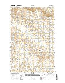 Fairview NW Montana Current topographic map, 1:24000 scale, 7.5 X 7.5 Minute, Year 2014