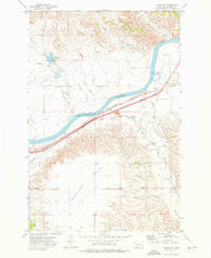Fallon SW Montana Historical topographic map, 1:24000 scale, 7.5 X 7.5 Minute, Year 1972