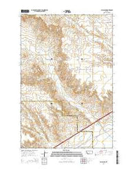 Fallon NE Montana Current topographic map, 1:24000 scale, 7.5 X 7.5 Minute, Year 2014