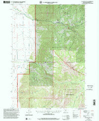 Fan Mountain Montana Historical topographic map, 1:24000 scale, 7.5 X 7.5 Minute, Year 1997