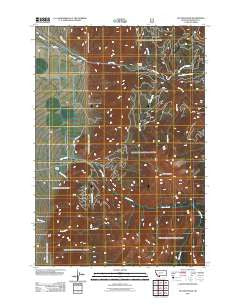 Fan Mountain Montana Historical topographic map, 1:24000 scale, 7.5 X 7.5 Minute, Year 2011