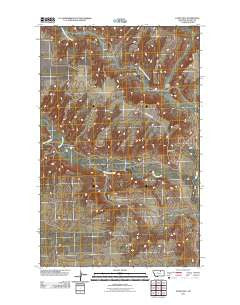 Fanny Hill Montana Historical topographic map, 1:24000 scale, 7.5 X 7.5 Minute, Year 2011