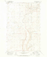 Faris School Montana Historical topographic map, 1:24000 scale, 7.5 X 7.5 Minute, Year 1970
