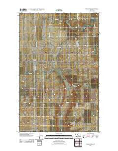 Faris School Montana Historical topographic map, 1:24000 scale, 7.5 X 7.5 Minute, Year 2011
