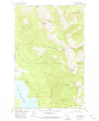 Felix Peak Montana Historical topographic map, 1:24000 scale, 7.5 X 7.5 Minute, Year 1958