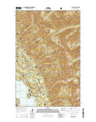 Felix Peak Montana Current topographic map, 1:24000 scale, 7.5 X 7.5 Minute, Year 2014