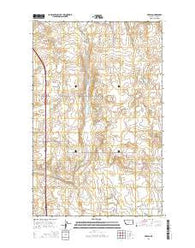 Ferdig Montana Current topographic map, 1:24000 scale, 7.5 X 7.5 Minute, Year 2014