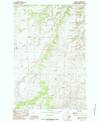 Fergus NE Montana Historical topographic map, 1:24000 scale, 7.5 X 7.5 Minute, Year 1985