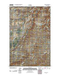 Fergus NE Montana Historical topographic map, 1:24000 scale, 7.5 X 7.5 Minute, Year 2011