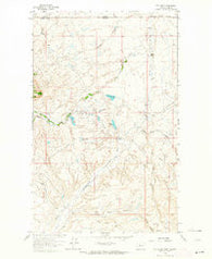 Fey Lakes Montana Historical topographic map, 1:24000 scale, 7.5 X 7.5 Minute, Year 1962