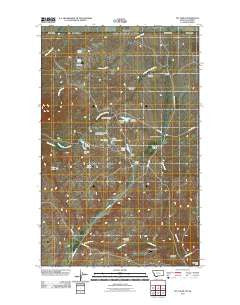 Fey Lakes Montana Historical topographic map, 1:24000 scale, 7.5 X 7.5 Minute, Year 2011