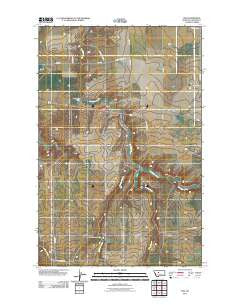 Fife Montana Historical topographic map, 1:24000 scale, 7.5 X 7.5 Minute, Year 2011