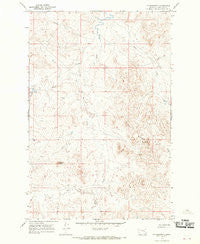 Fig Mountain Montana Historical topographic map, 1:24000 scale, 7.5 X 7.5 Minute, Year 1965