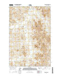 Fig Mountain Montana Current topographic map, 1:24000 scale, 7.5 X 7.5 Minute, Year 2014