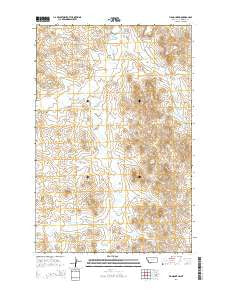 Fig Mountain Montana Current topographic map, 1:24000 scale, 7.5 X 7.5 Minute, Year 2014