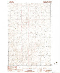 Figure Eight Creek Montana Historical topographic map, 1:24000 scale, 7.5 X 7.5 Minute, Year 1983