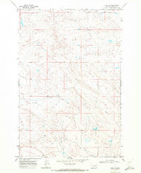 Finch NE Montana Historical topographic map, 1:24000 scale, 7.5 X 7.5 Minute, Year 1968