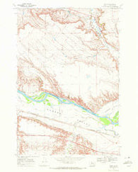 Finch Montana Historical topographic map, 1:24000 scale, 7.5 X 7.5 Minute, Year 1968