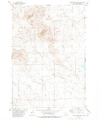 Finger Buttes East Montana Historical topographic map, 1:24000 scale, 7.5 X 7.5 Minute, Year 1980