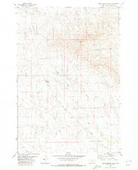 Finger Buttes West Montana Historical topographic map, 1:24000 scale, 7.5 X 7.5 Minute, Year 1980