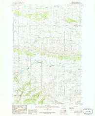 Fish Dam Montana Historical topographic map, 1:24000 scale, 7.5 X 7.5 Minute, Year 1986