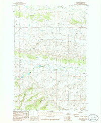 Fish Dam Montana Historical topographic map, 1:24000 scale, 7.5 X 7.5 Minute, Year 1986