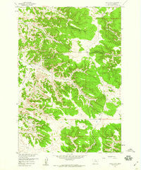 Fisher Butte Montana Historical topographic map, 1:24000 scale, 7.5 X 7.5 Minute, Year 1958