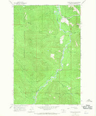 Fisher Mountain Montana Historical topographic map, 1:24000 scale, 7.5 X 7.5 Minute, Year 1966