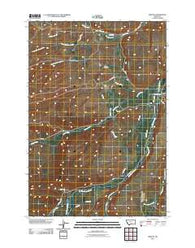 Fishtail Montana Historical topographic map, 1:24000 scale, 7.5 X 7.5 Minute, Year 2011