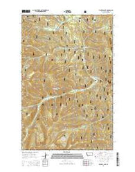 Fishtrap Lake Montana Current topographic map, 1:24000 scale, 7.5 X 7.5 Minute, Year 2014