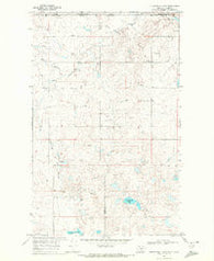 Fitzpatrick Lake Montana Historical topographic map, 1:24000 scale, 7.5 X 7.5 Minute, Year 1968