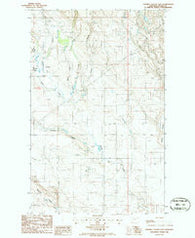 Fivemile Coulee East Montana Historical topographic map, 1:24000 scale, 7.5 X 7.5 Minute, Year 1986