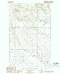 Fivemile Coulee West Montana Historical topographic map, 1:24000 scale, 7.5 X 7.5 Minute, Year 1986