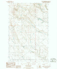 Fivemile Coulee West Montana Historical topographic map, 1:24000 scale, 7.5 X 7.5 Minute, Year 1986