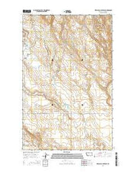 Fivemile Coulee East Montana Current topographic map, 1:24000 scale, 7.5 X 7.5 Minute, Year 2014