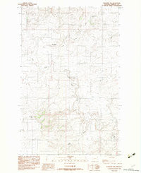 Flagstaff Hill Montana Historical topographic map, 1:24000 scale, 7.5 X 7.5 Minute, Year 1983