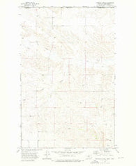 Flaherty Coulee Montana Historical topographic map, 1:24000 scale, 7.5 X 7.5 Minute, Year 1973