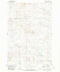 Flasted Hill Montana Historical topographic map, 1:24000 scale, 7.5 X 7.5 Minute, Year 1980