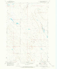Flat Bottom Coulee NW Montana Historical topographic map, 1:24000 scale, 7.5 X 7.5 Minute, Year 1969