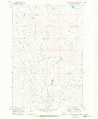 Flat Bottom Coulee SW Montana Historical topographic map, 1:24000 scale, 7.5 X 7.5 Minute, Year 1969