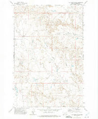 Flat Creek School Montana Historical topographic map, 1:24000 scale, 7.5 X 7.5 Minute, Year 1972