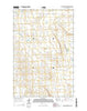 Flat Bottom Coulee NW Montana Current topographic map, 1:24000 scale, 7.5 X 7.5 Minute, Year 2014
