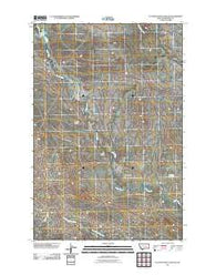 Flat Bottom Coulee SE Montana Historical topographic map, 1:24000 scale, 7.5 X 7.5 Minute, Year 2011