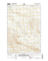 Flat Bottom Coulee SE Montana Current topographic map, 1:24000 scale, 7.5 X 7.5 Minute, Year 2014